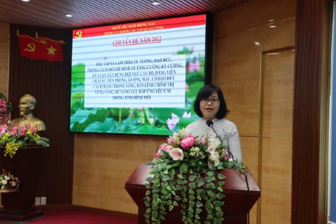 Hội nghị chuyên đề học tập và làm theo tư tưởng, đạo đức, phong cách Hồ Chí Minh